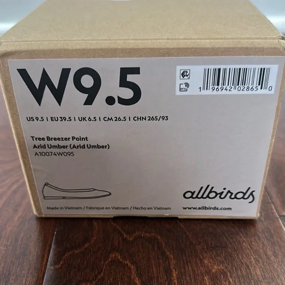 ALLBIRDS Tree Breezer Point Flats NIB - Picture 8 of 8